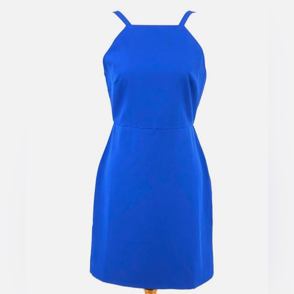 NSR Colbalt Blue Halter Dress